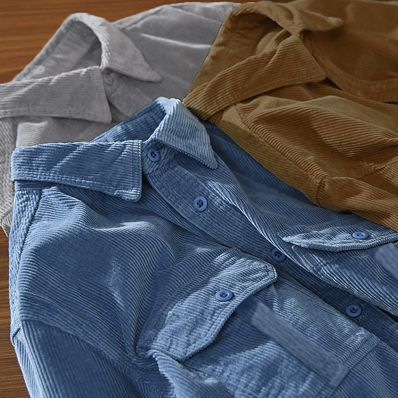 Hamish | Texturerad Utility Overshirt
