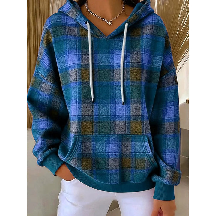 Annette | Mysig Rutig Hoodie