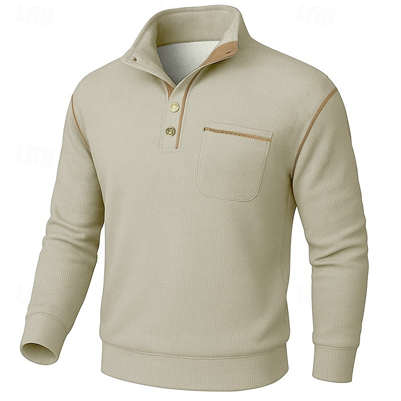 Cormac | Förfinad Ståkrage Pullover