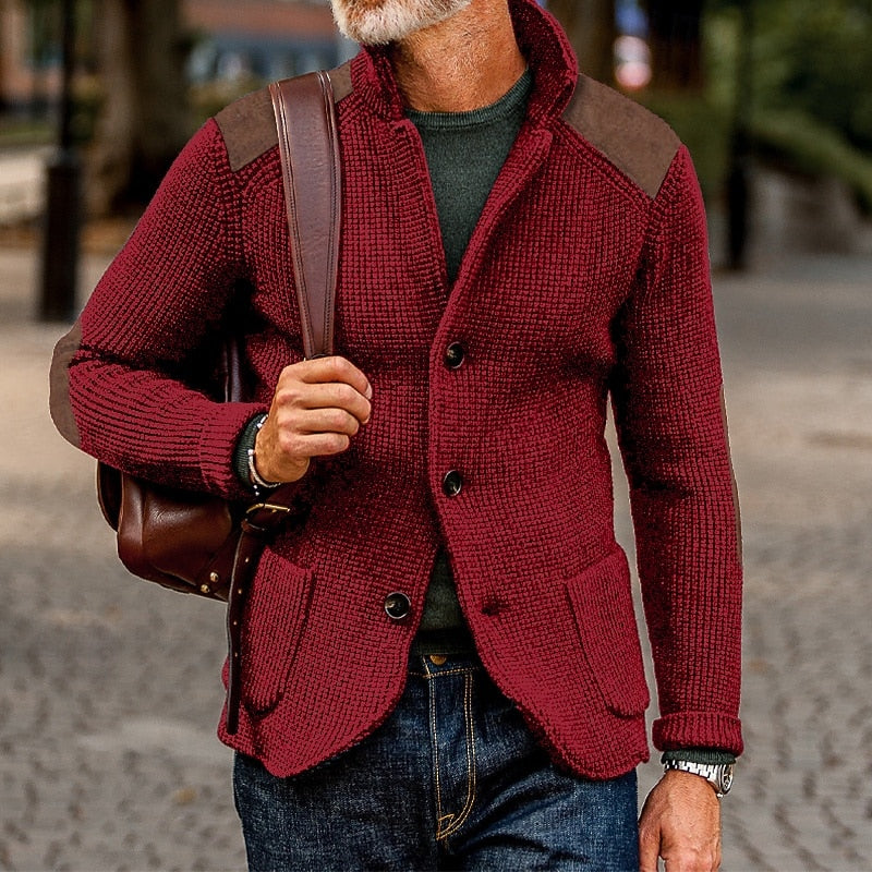 Baxter | Strukturerad Ståkrage Cardigan