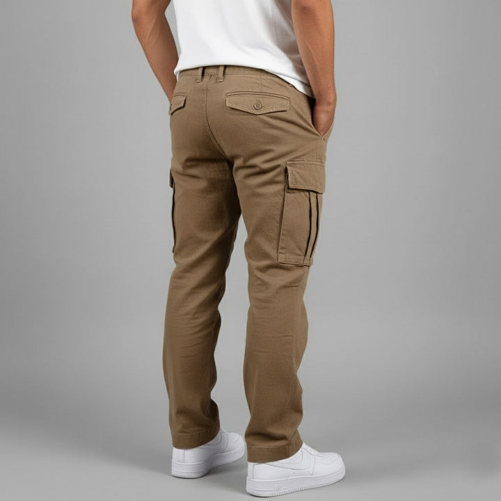 Dennis | Streetwear Avslappnad Passform Cargo Byxor