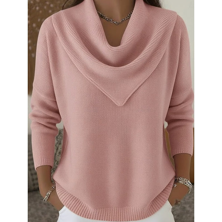 Ottilie | Draperad Cowl-Neck Jumper