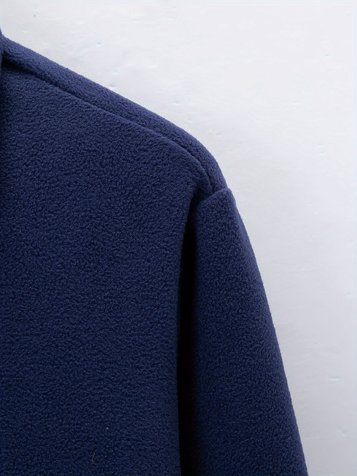 Hollis | Halv-Dragkedja Stå-Krage Pullover