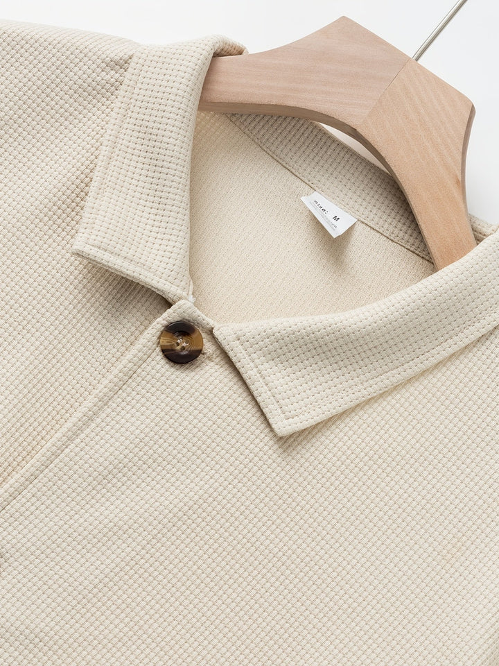 Clifford | Texturerad Knapp-Up Overskjorta