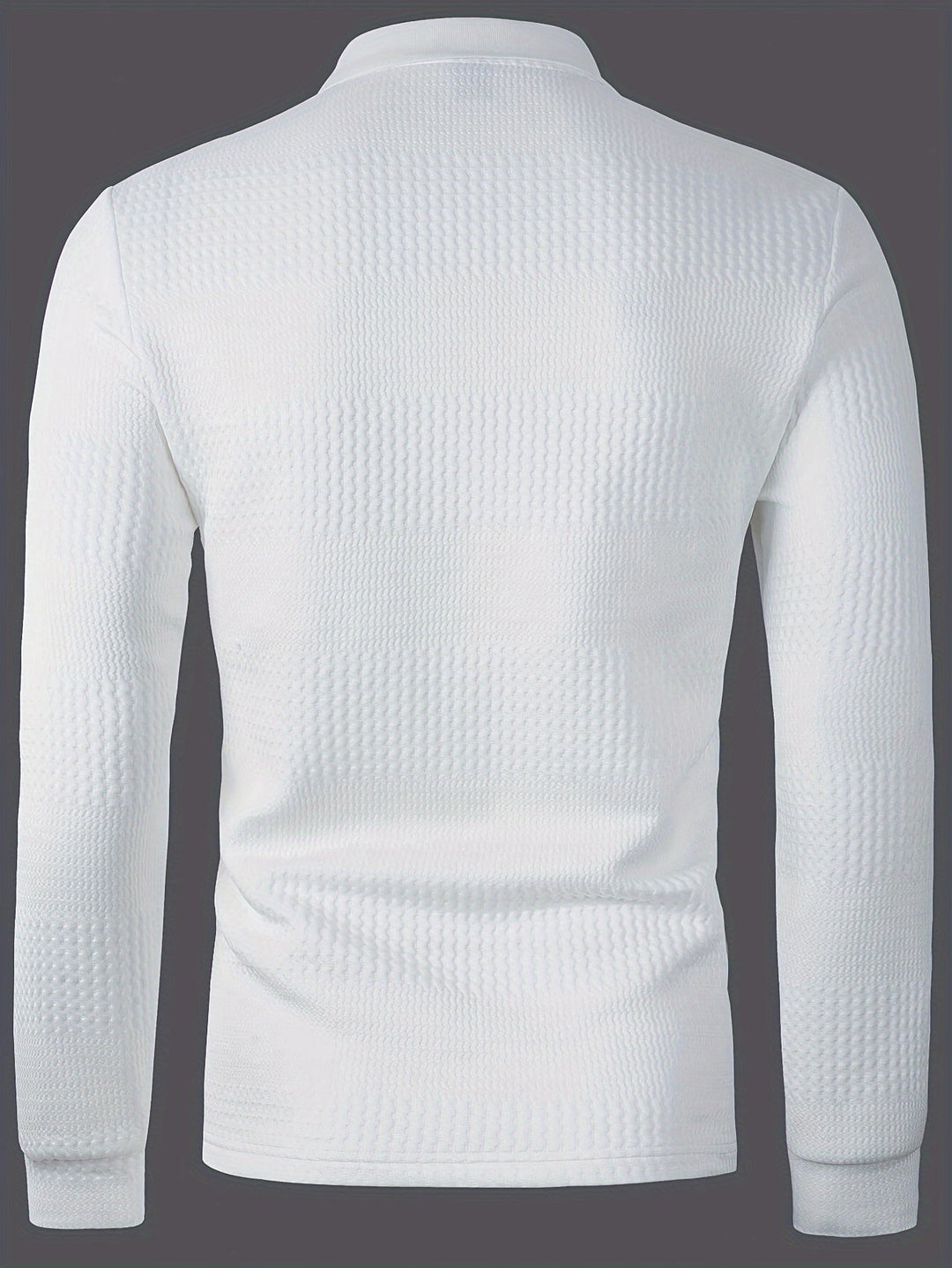 Clifford | Texturerad långärmad polo