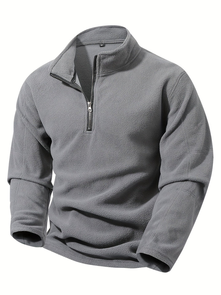 Fraser | Stå-Krage Halv-Zip Pullover