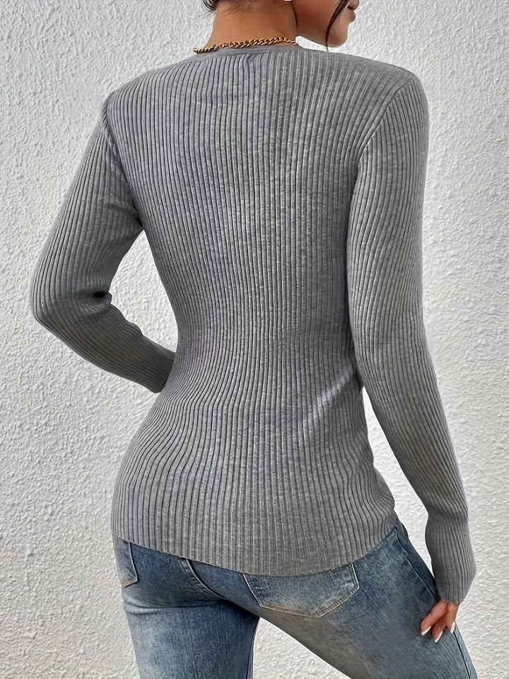 Lorelei | Ribbad Slim-Fit Topp