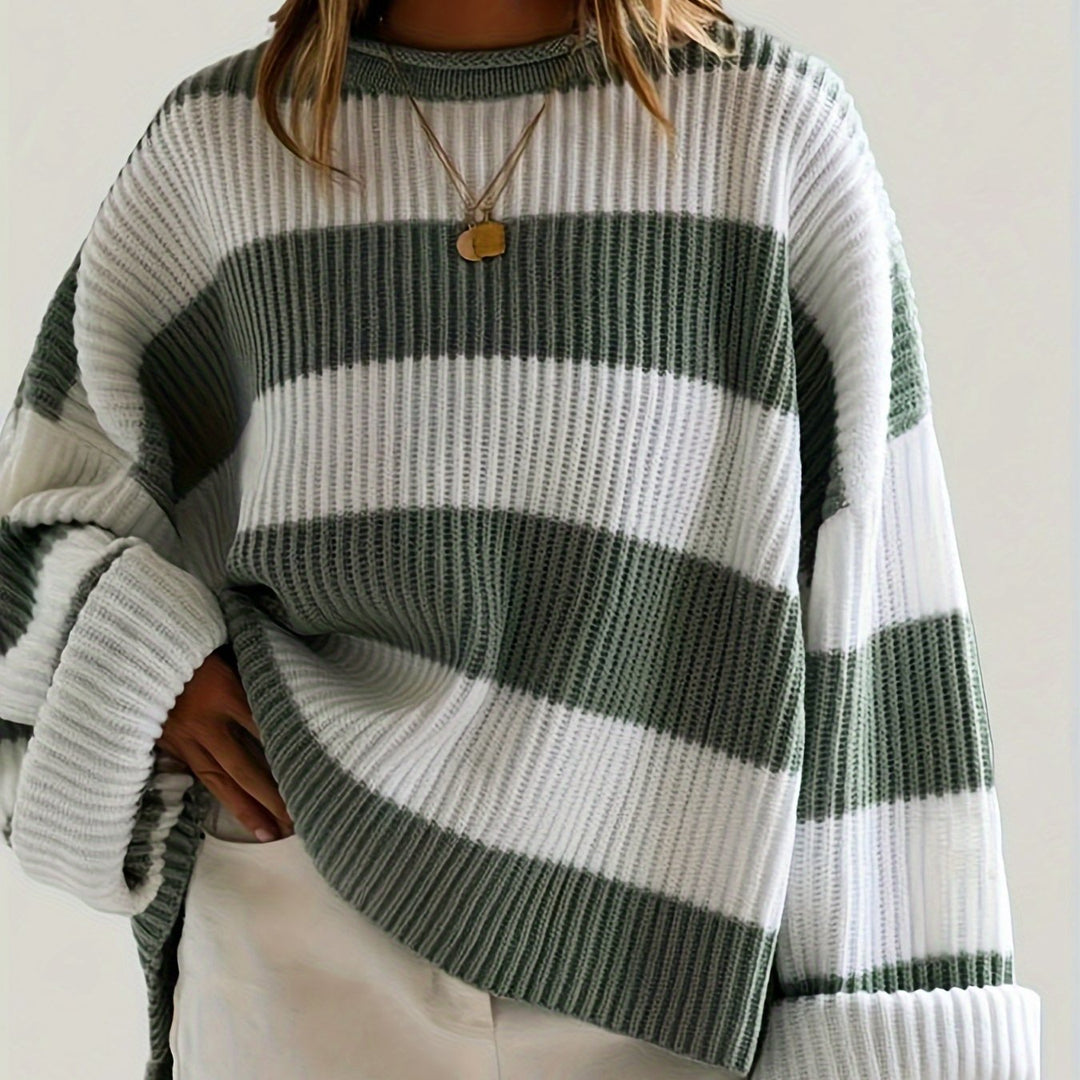 Brooke | Avslappnad Randig Pullover