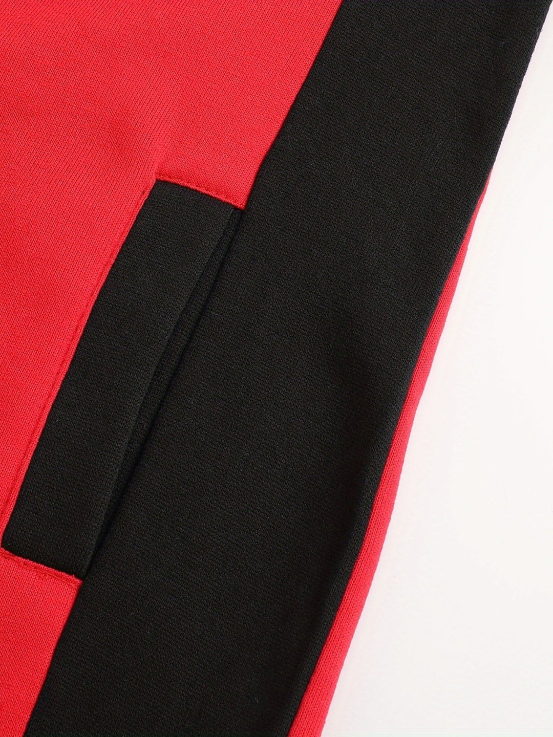 Xavier | Färgglad Block Zip-Up Hoodie-jacka