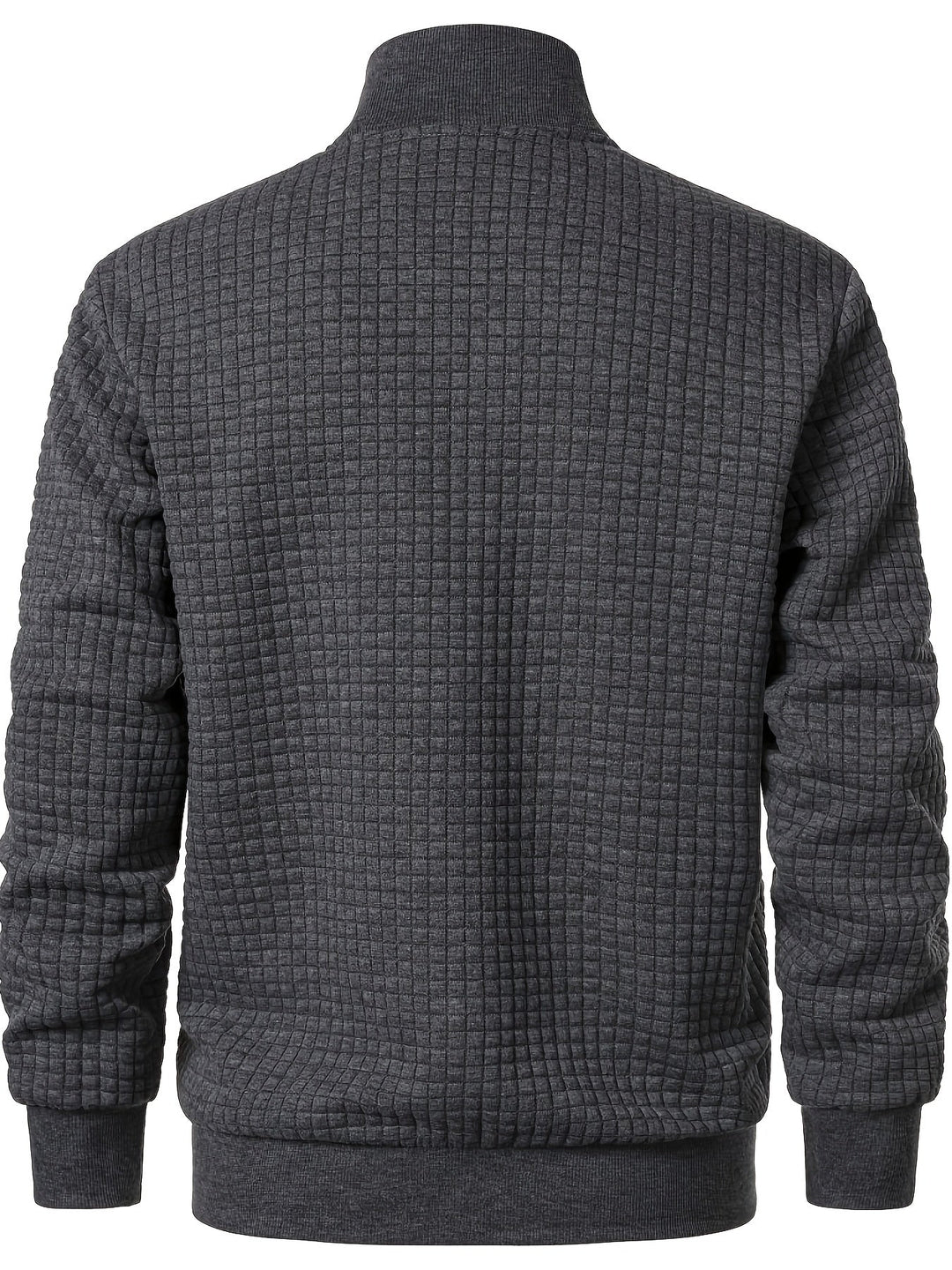 Grayson | Texturerad Jacka med Ståkrage