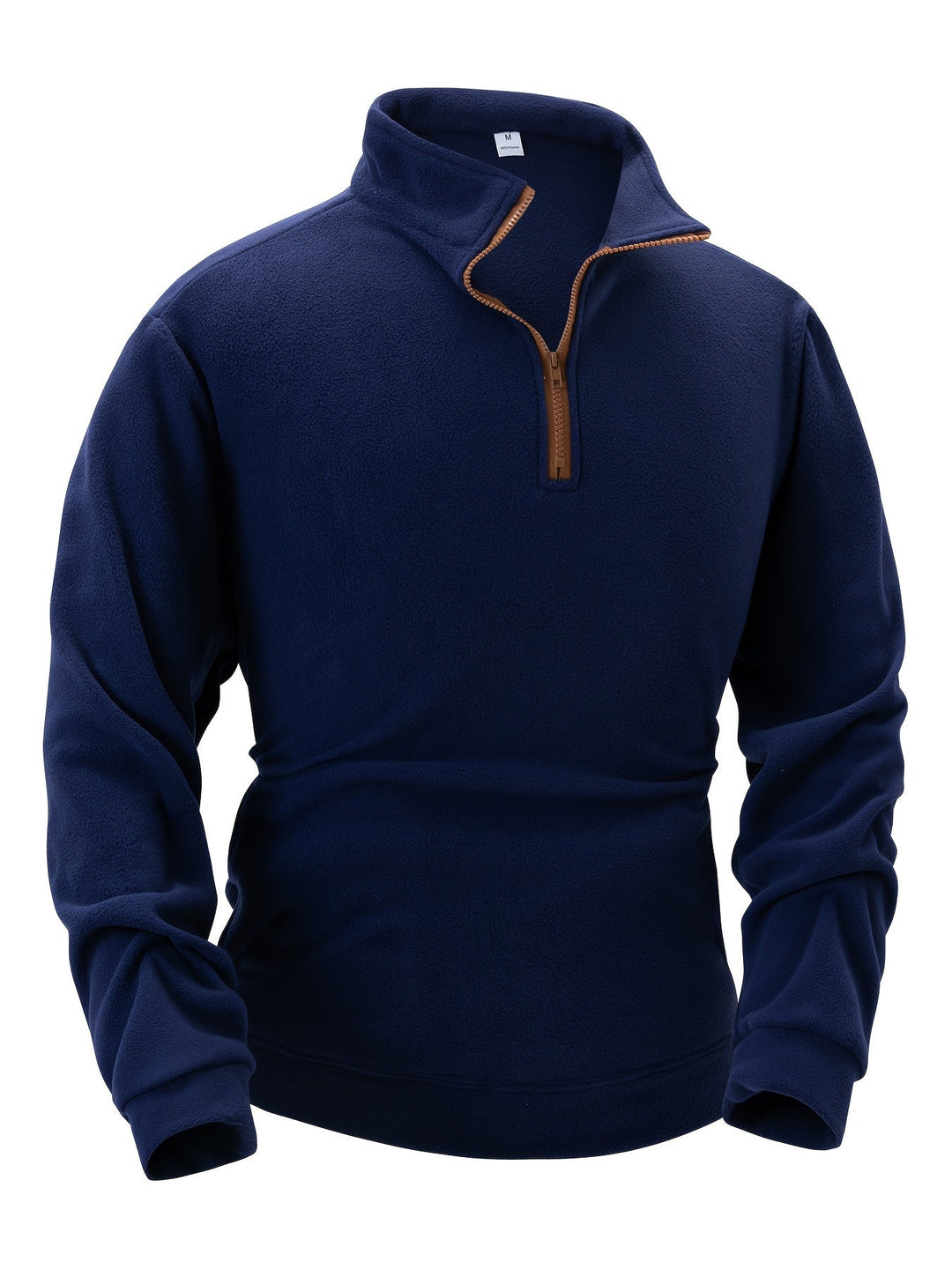 Hollis | Halv-Dragkedja Stå-Krage Pullover