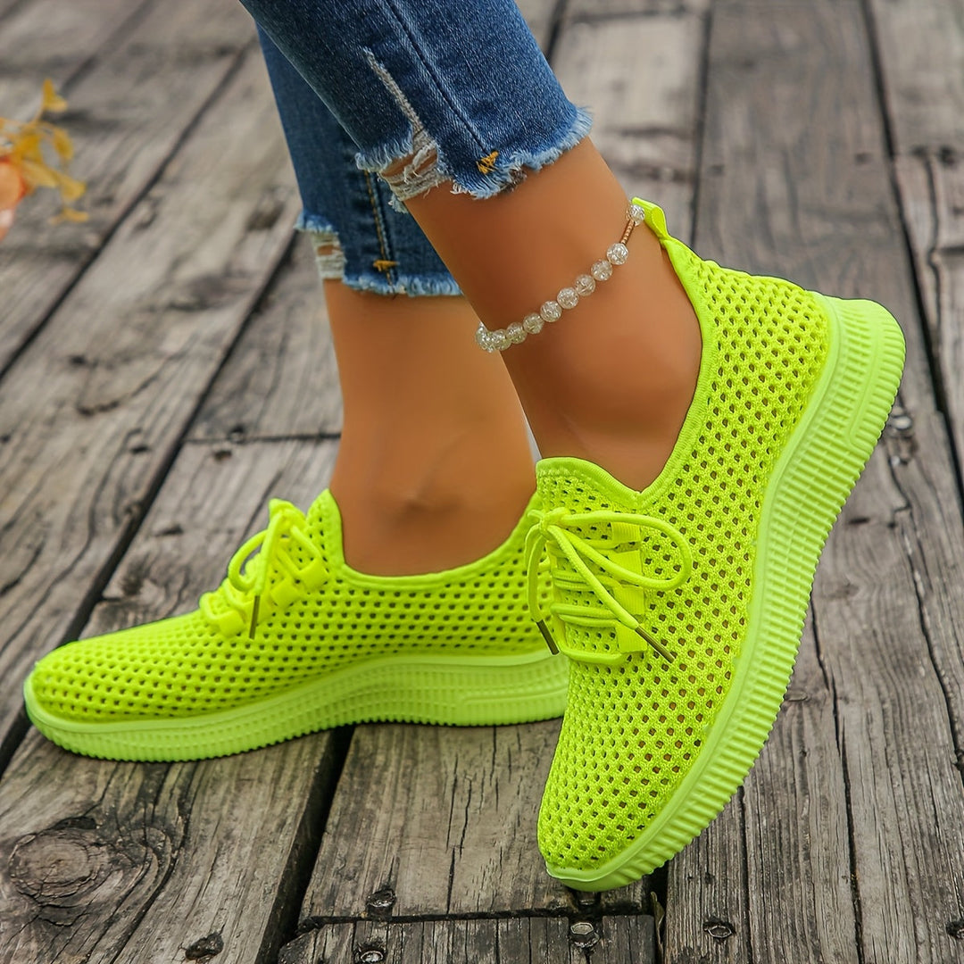 Vanessa | Andningsbara Vävda Sneakers