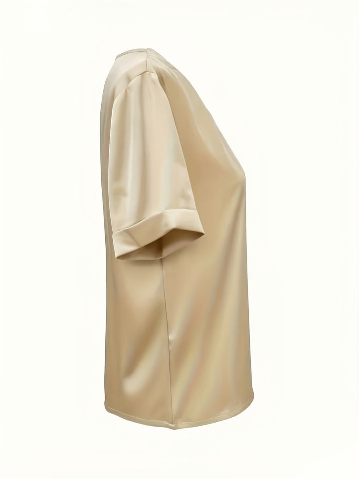 Katherine | Draperad V-ringad Blus