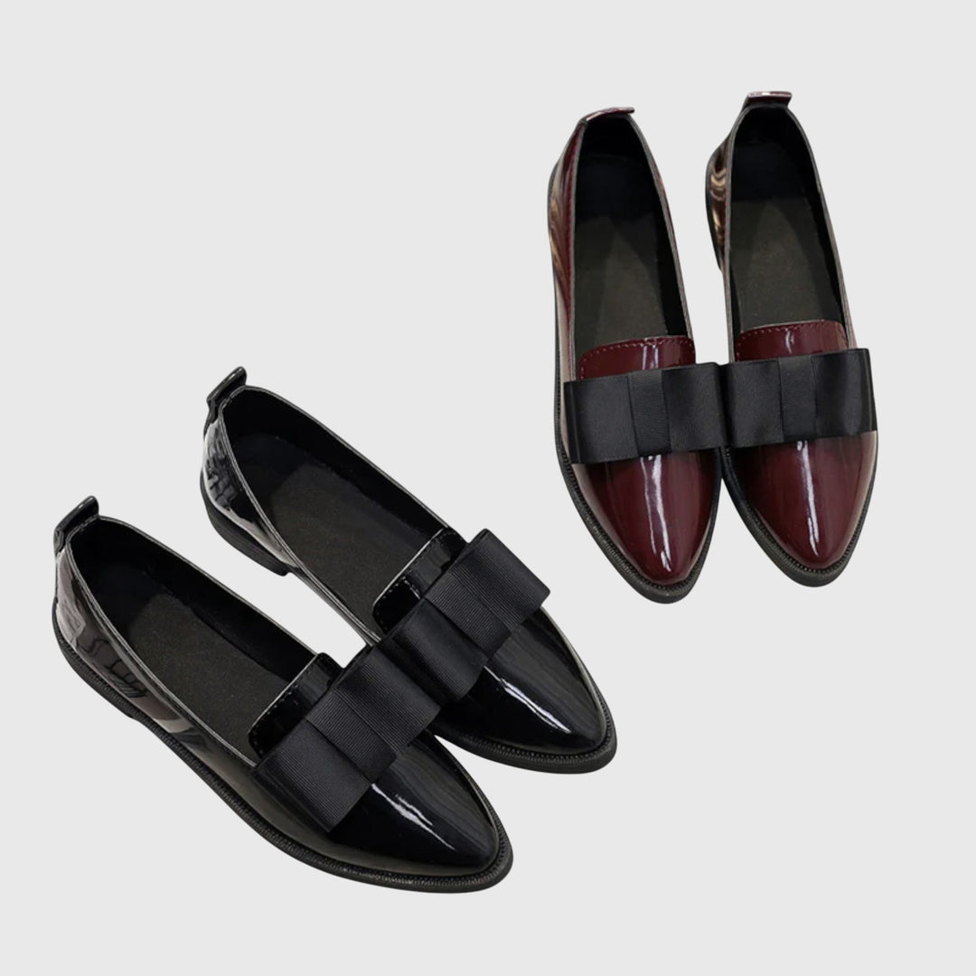 Anya | Stilig Ribbade Ortopediska Loafers