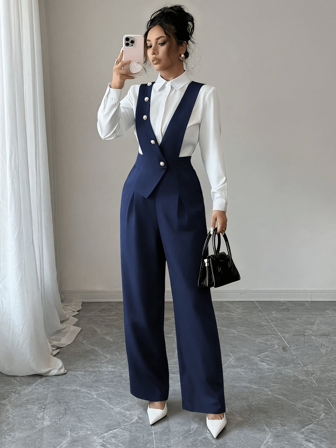 Tamsin | Skräddarsydd Byxdress med Vida Ben