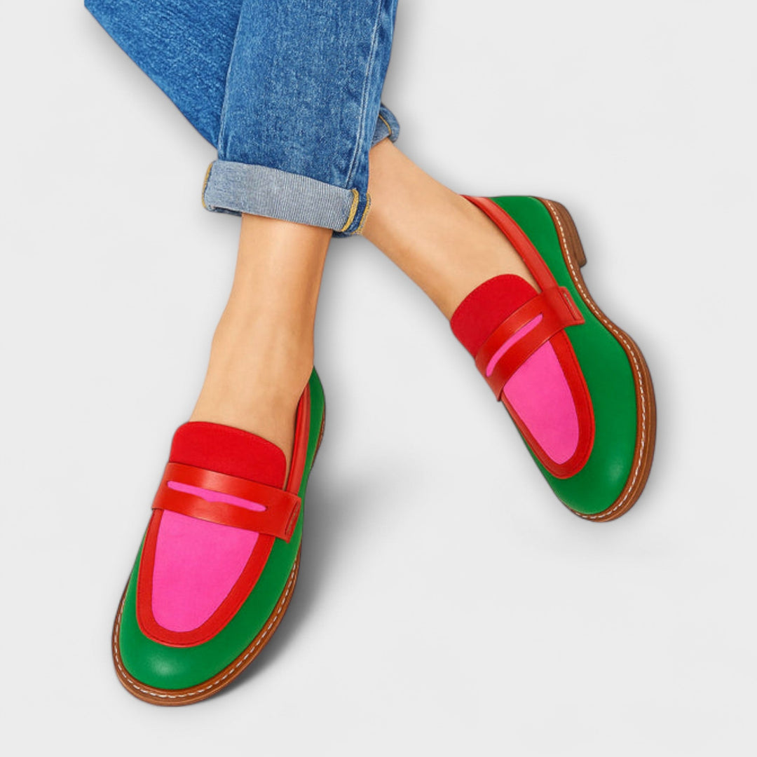 Nyla | Färgglada Casual Slip-On Loafers