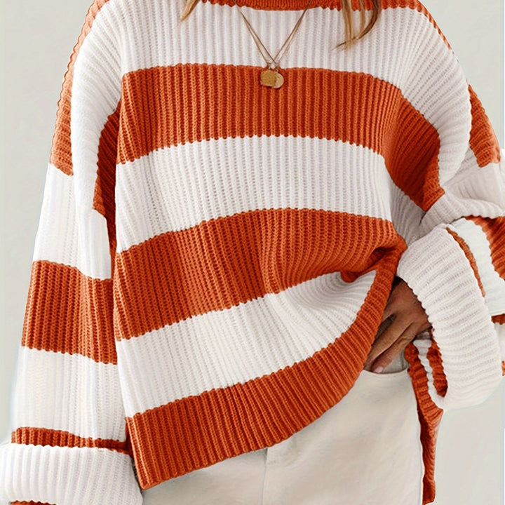 Brooke | Avslappnad Randig Pullover