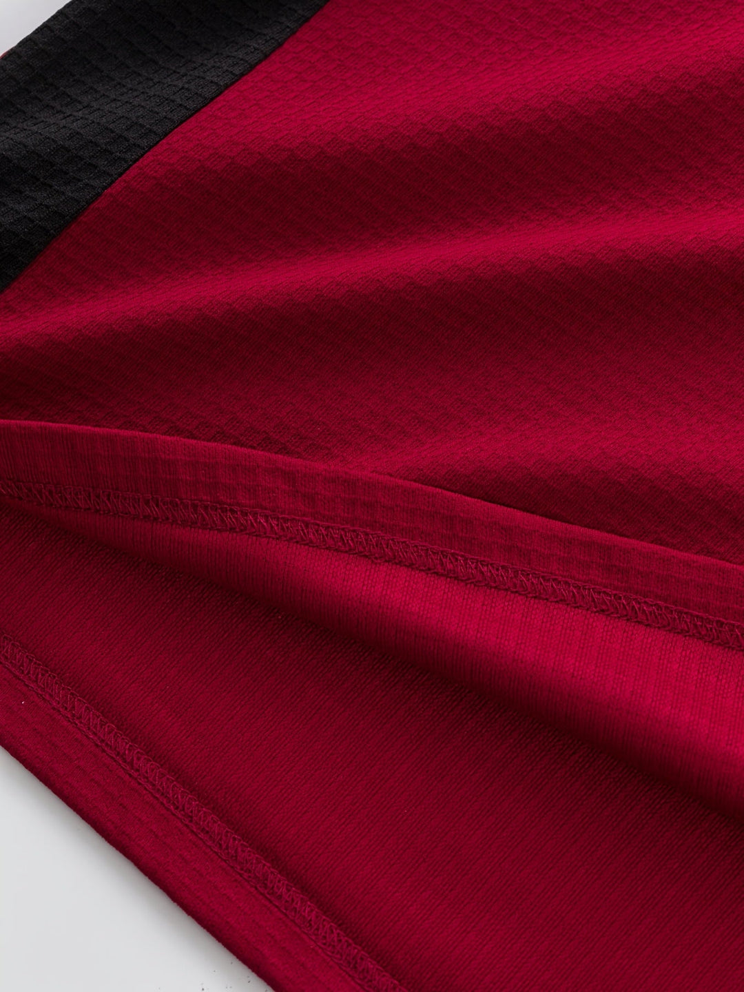 Sawyer | Texturerad Kontrast Henley Skjorta