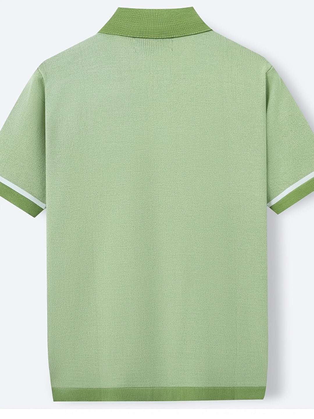 Malcolm | Retro Randig Kortärmad Polotröja