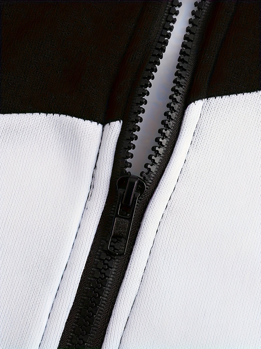 Xavier | Färgglad Block Zip-Up Hoodie-jacka