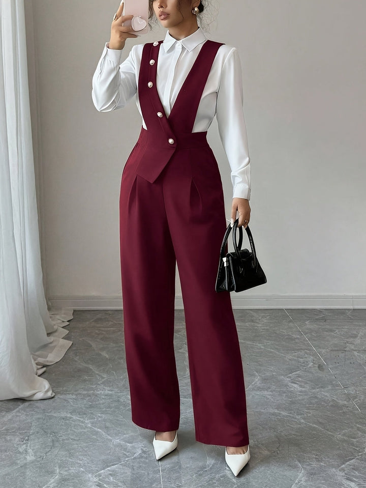 Tamsin | Skräddarsydd Byxdress med Vida Ben