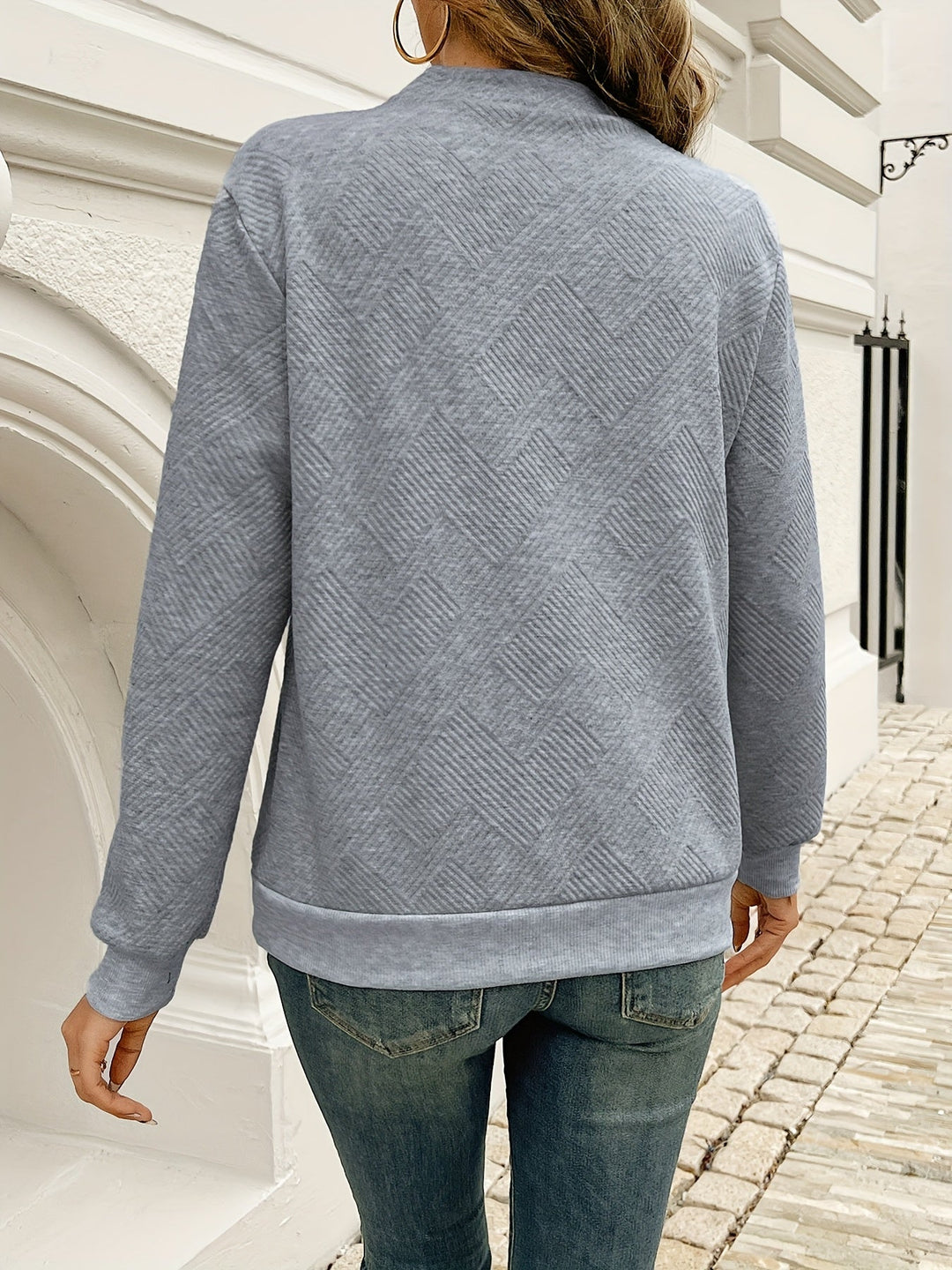 Wren | Asymmetrisk Knapp-hals Tröja
