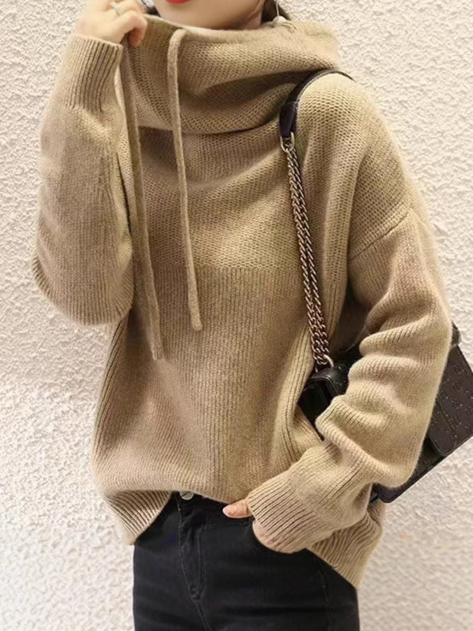 Tjock oversize tröja i ledig stil – varm och skön