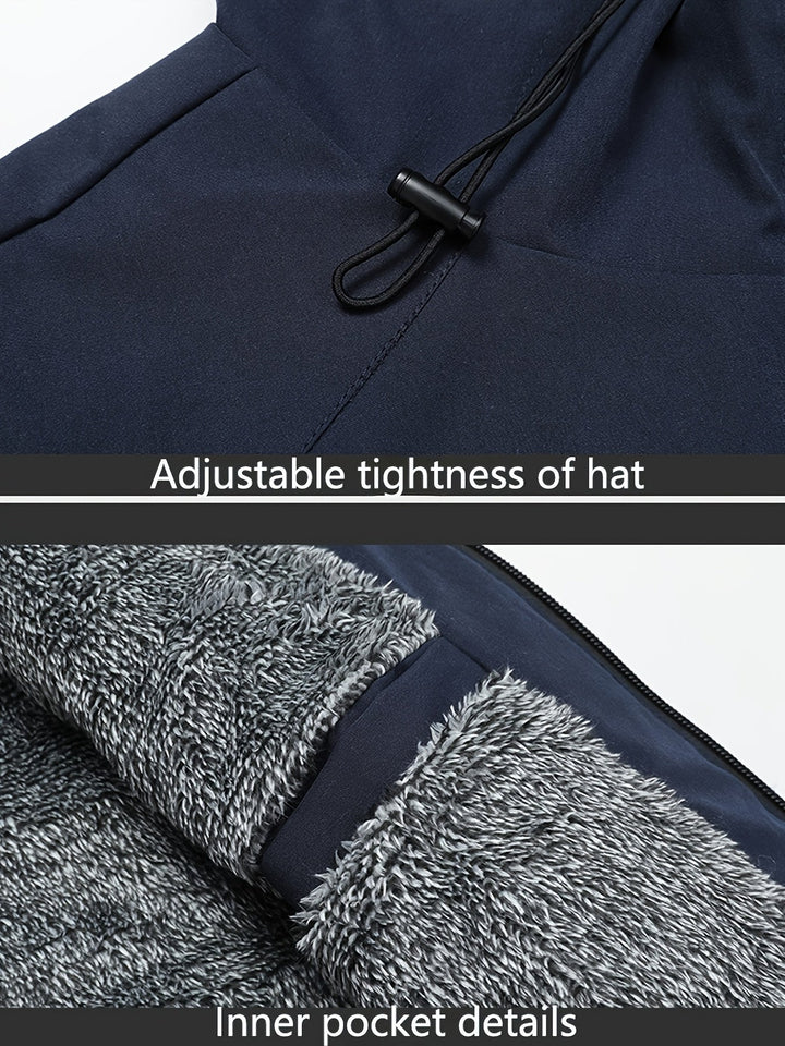 Calvin | Varm Huva Zip-Up Jacka