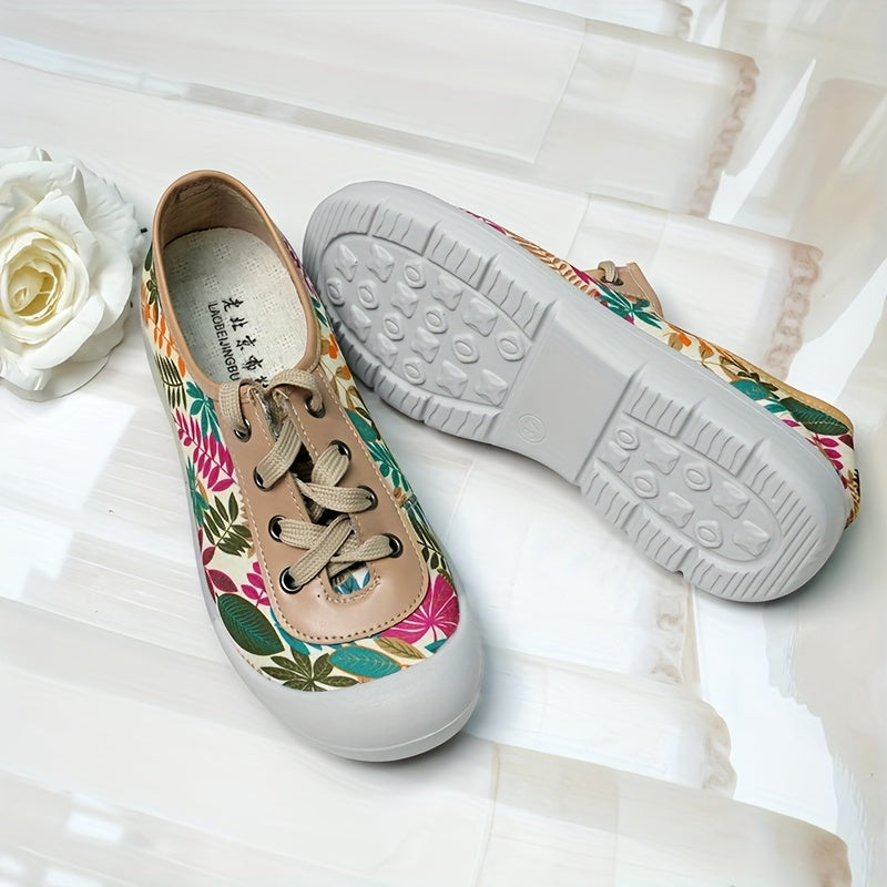 Marielle | Botaniska Tryck Sneakers