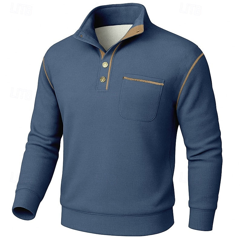 Cormac | Förfinad Ståkrage Pullover