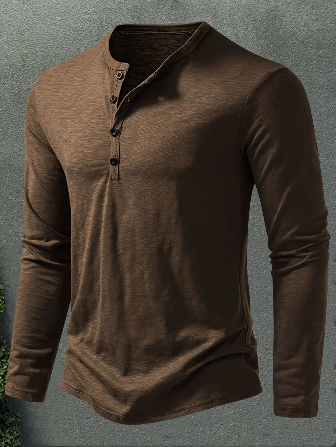 Rhys | Knapplångärmad Henley