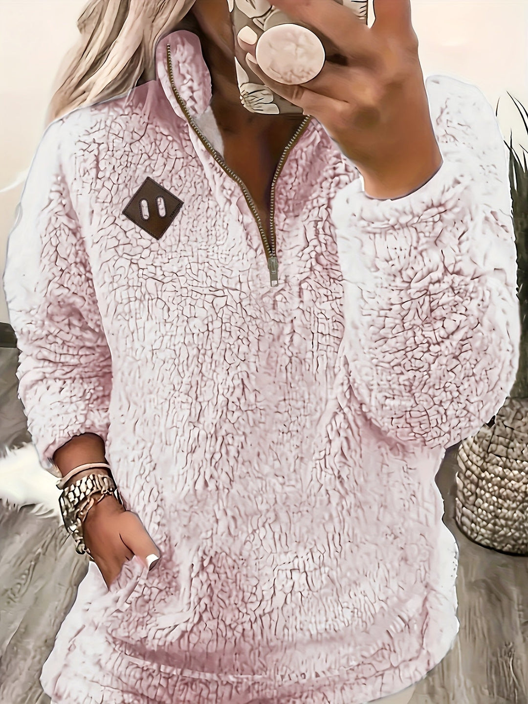 Lorraine | Mysig Halvdraget Pullover