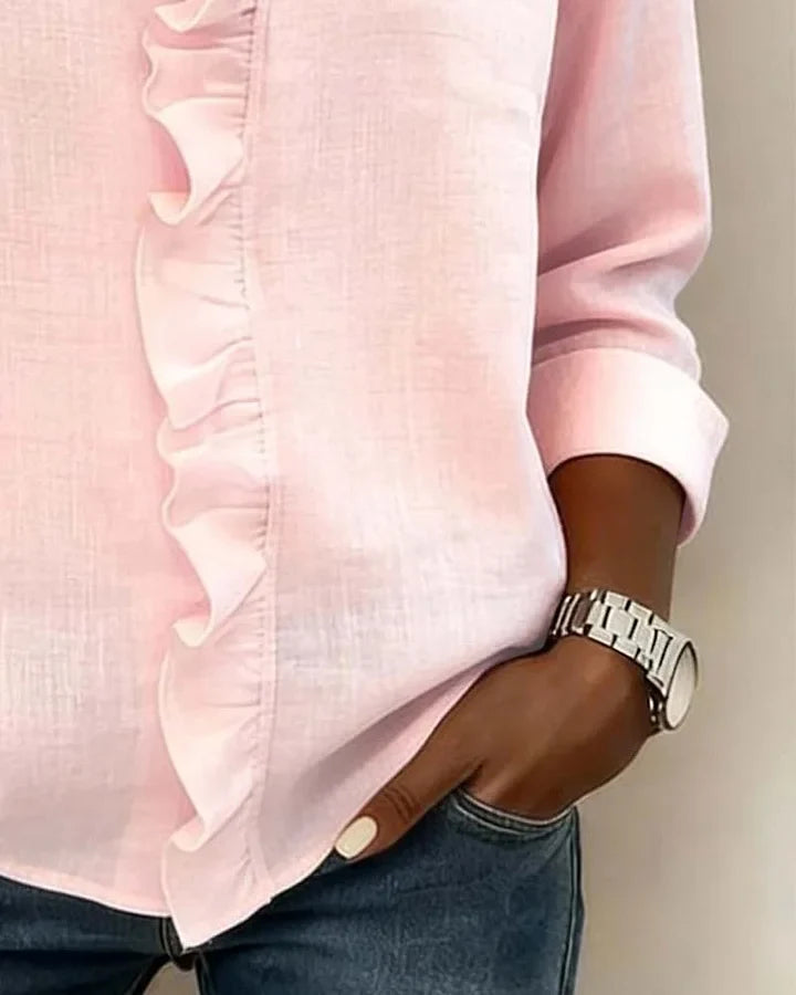 Althea | Lätt V-ringad Blus