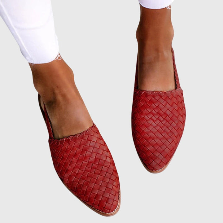 Mariya | Stilig Vävd Slip-On Lågskor