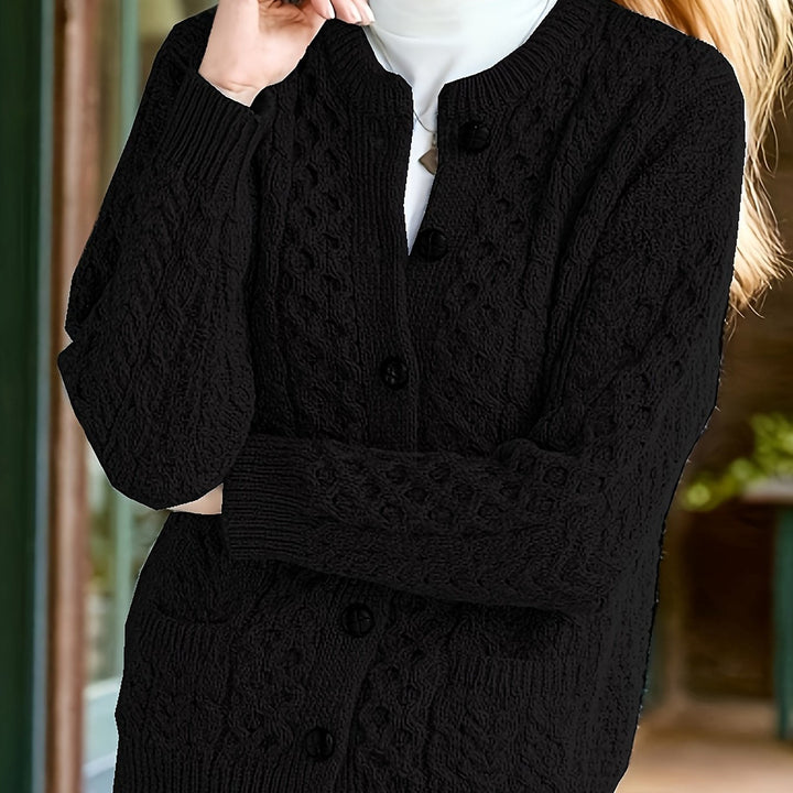 Winifred | Texturerad Knappframskjorta Kofta