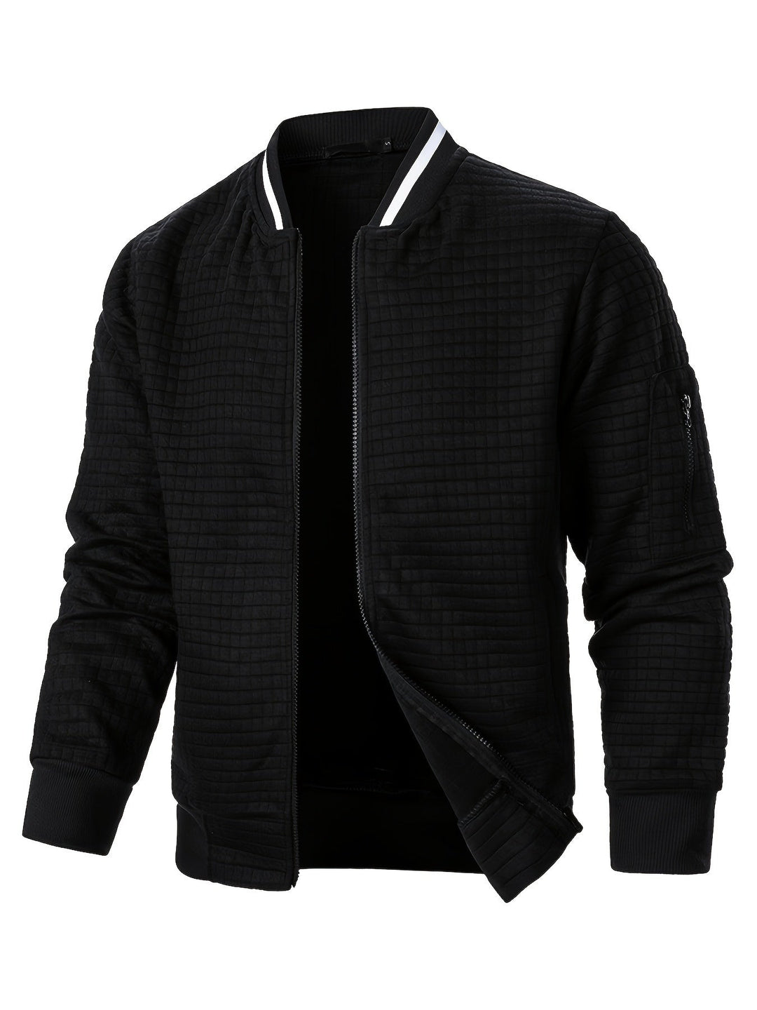 Conrad | Texturerad Zip-Up Jacka