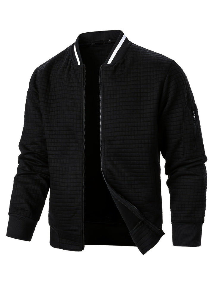 Conrad | Texturerad Zip-Up Jacka