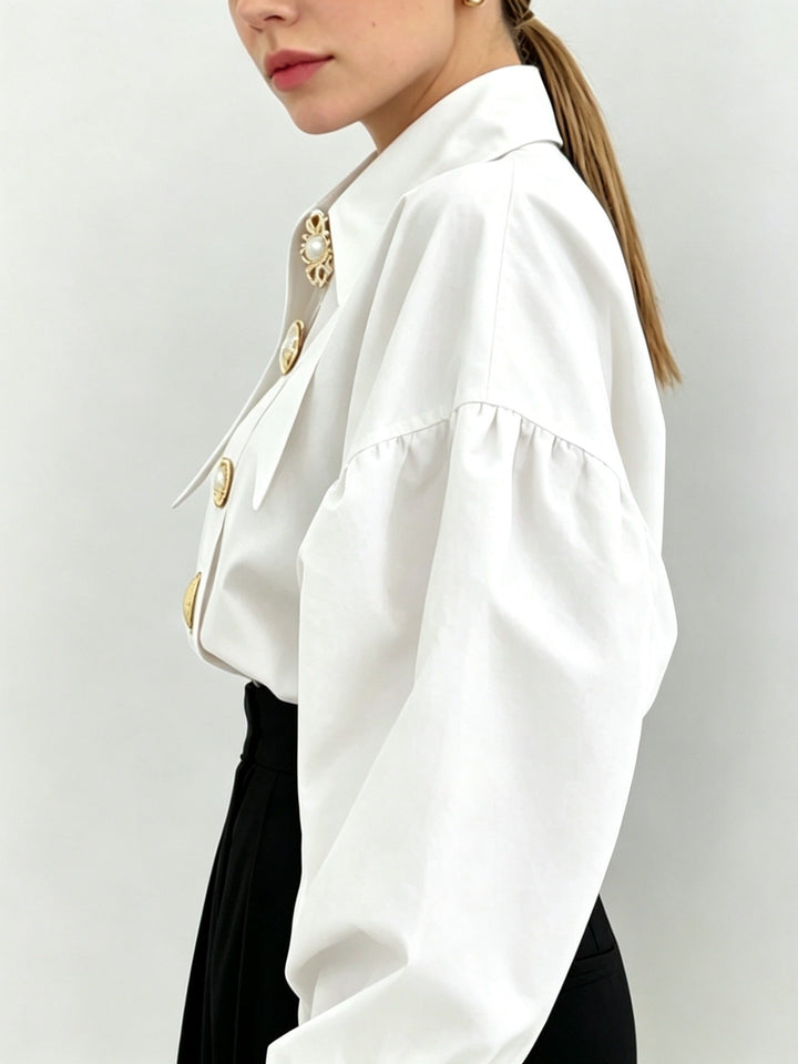 Vivienne | Statement Krage Blus