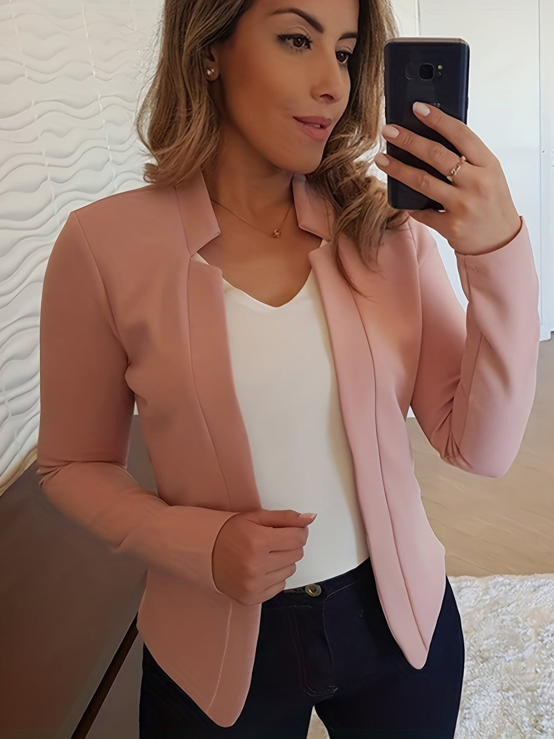 Corinne | Avslappnad Öppen Framsidan Jacka