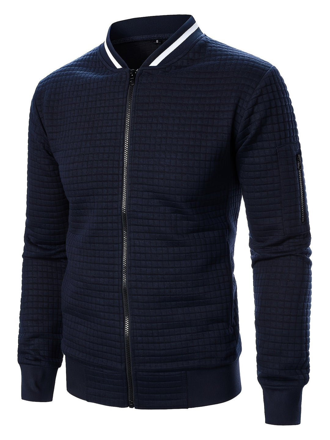 Conrad | Texturerad Zip-Up Jacka