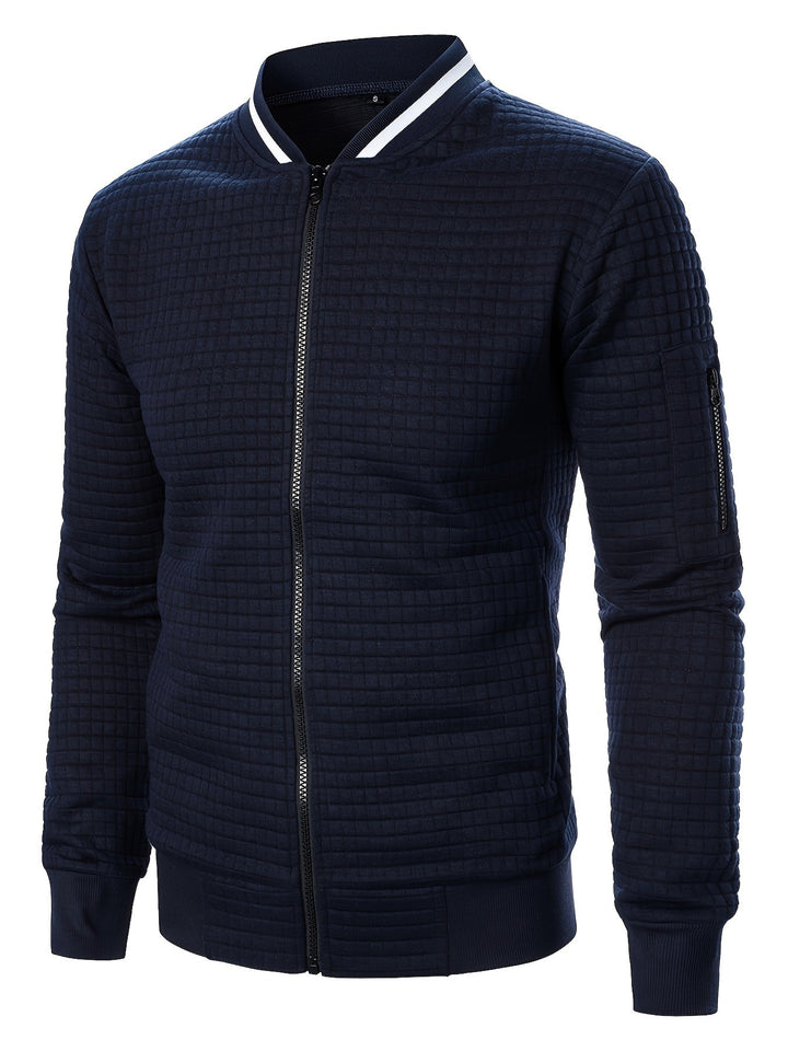 Conrad | Texturerad Zip-Up Jacka