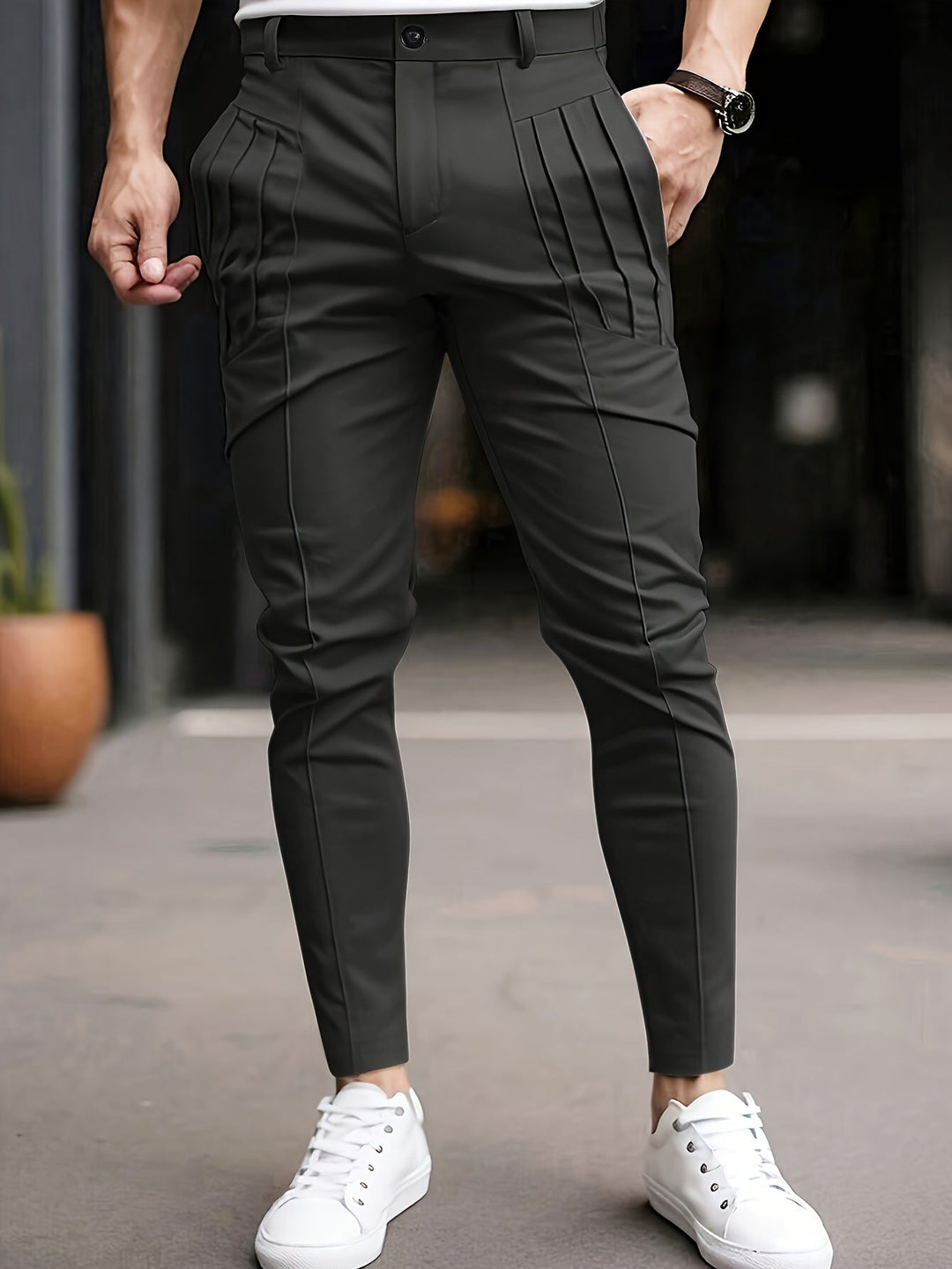Julian | Skräddarsydd Slim-Fit Byxa