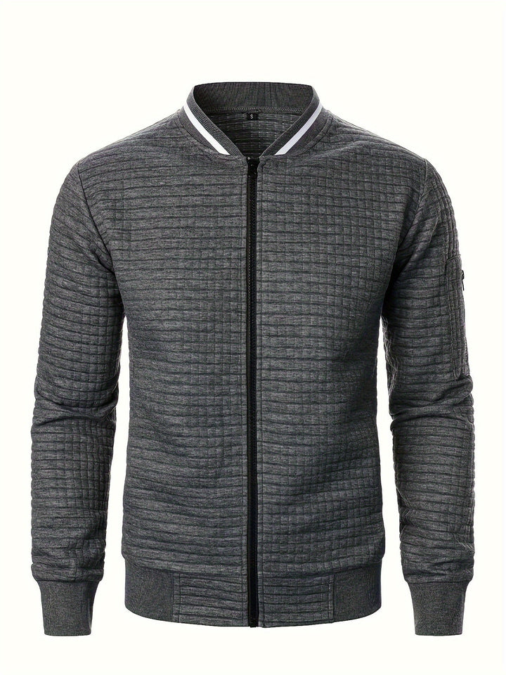 Conrad | Texturerad Zip-Up Jacka