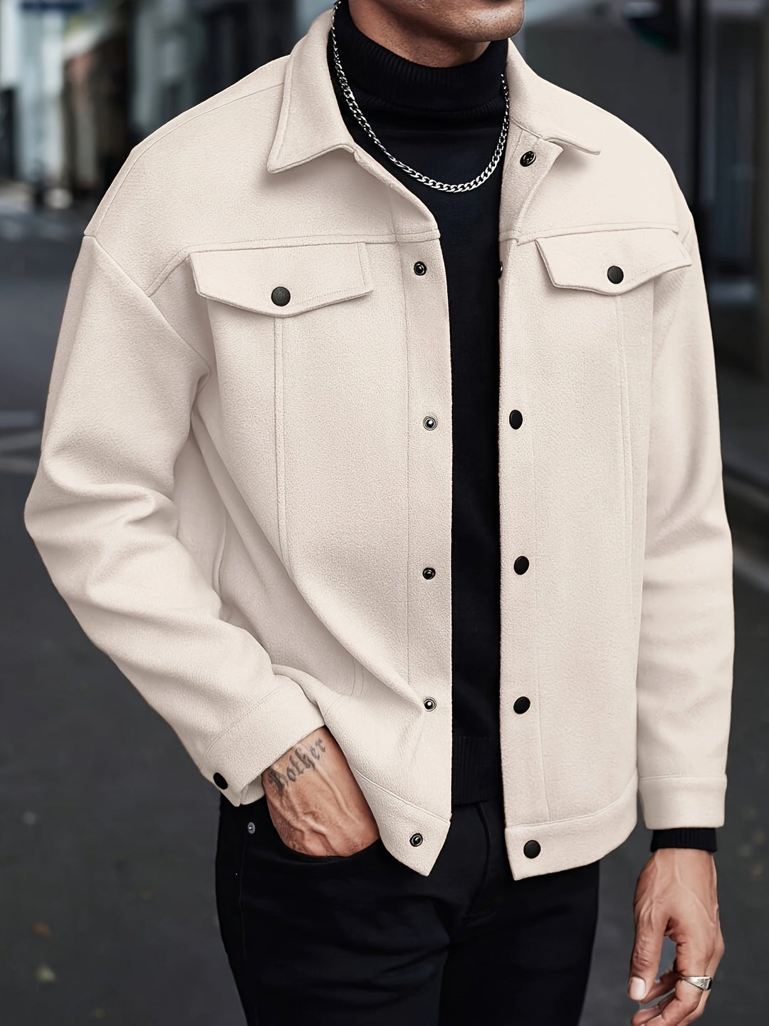 Roderick | Modern Snap-Button Jacka