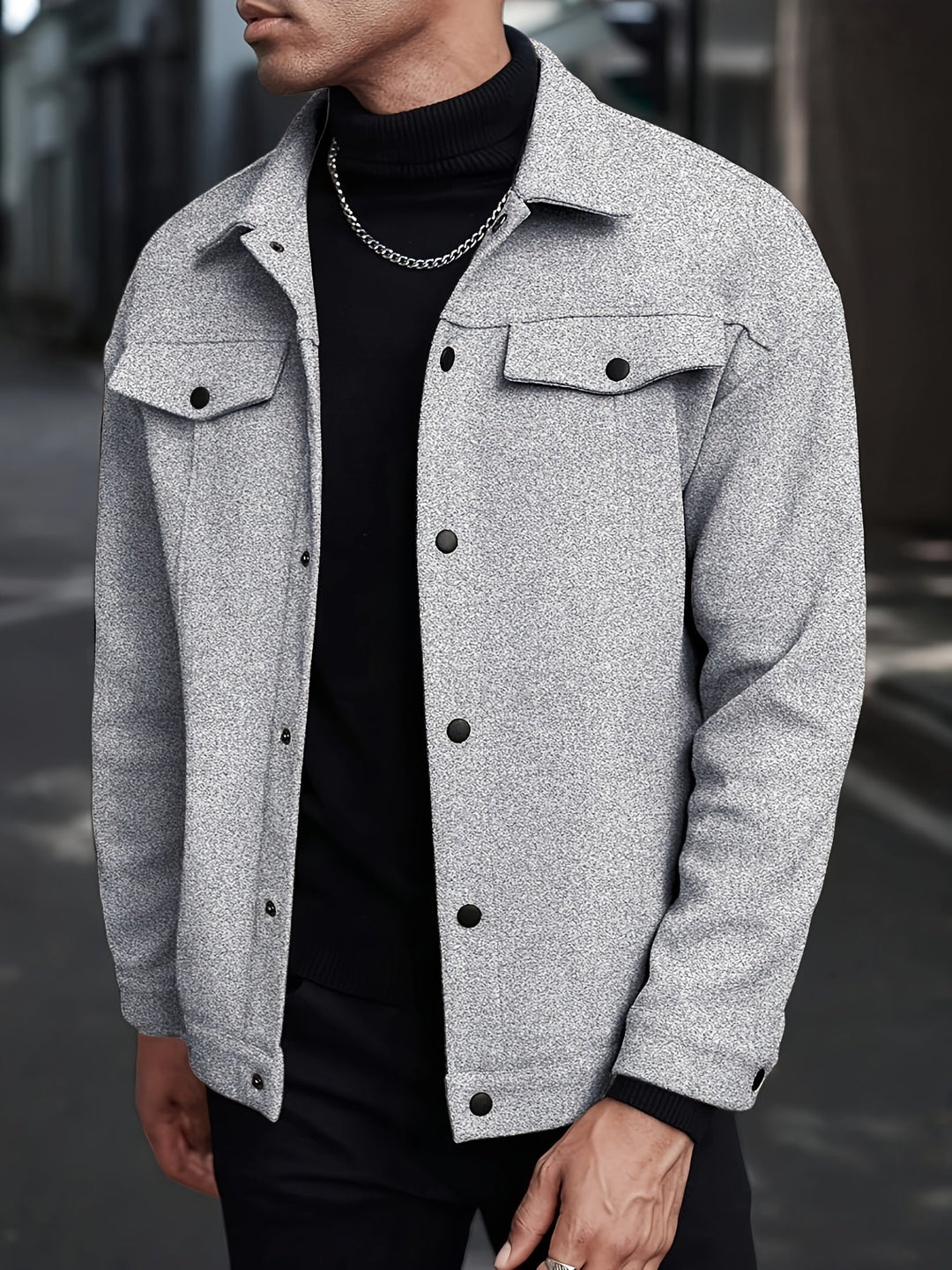 Roderick | Modern Snap-Button Jacka