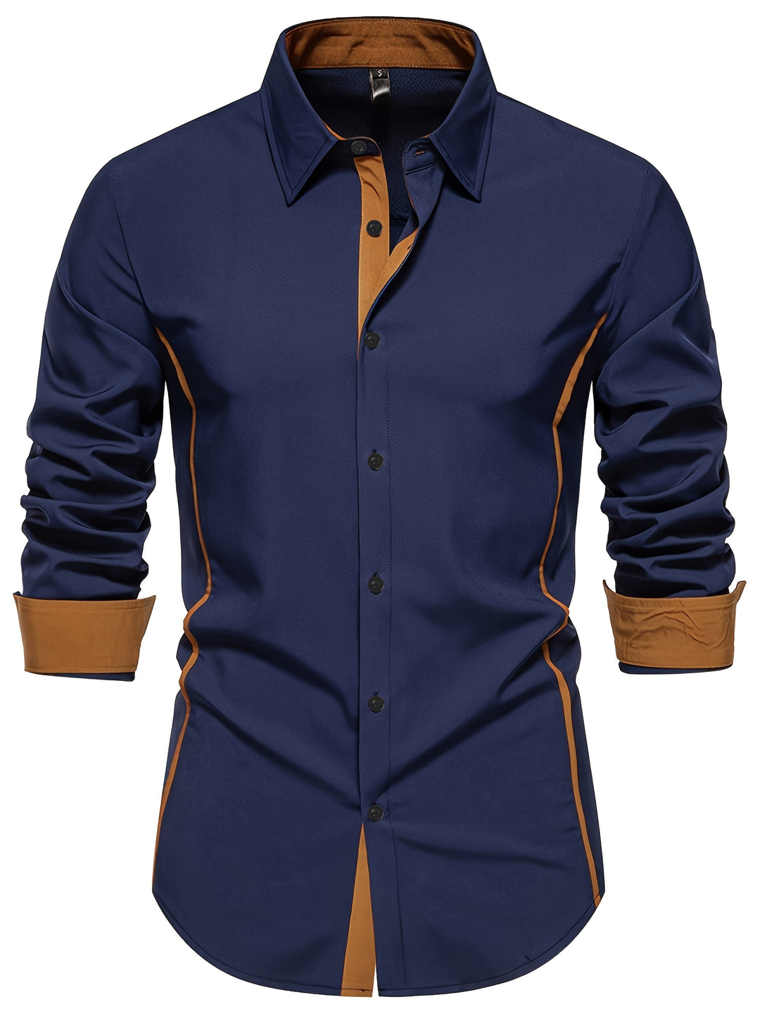 Damon | Kontrast-Trim Slim Fit Skjorta
