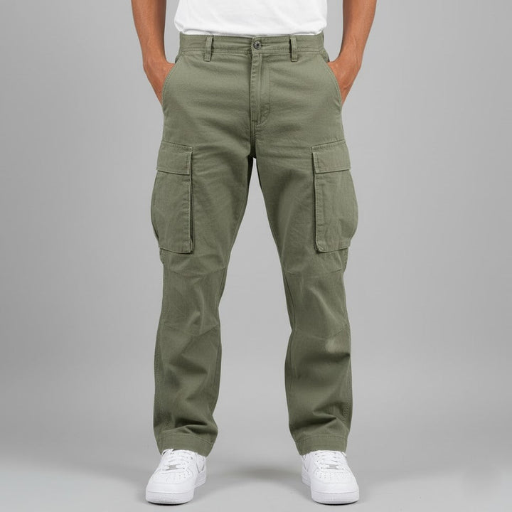 Dennis | Streetwear Avslappnad Passform Cargo Byxor
