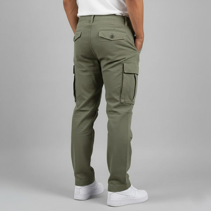 Dennis | Streetwear Avslappnad Passform Cargo Byxor