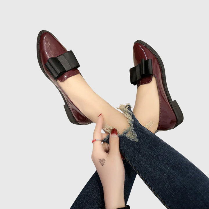 Anya | Stilig Ribbade Ortopediska Loafers