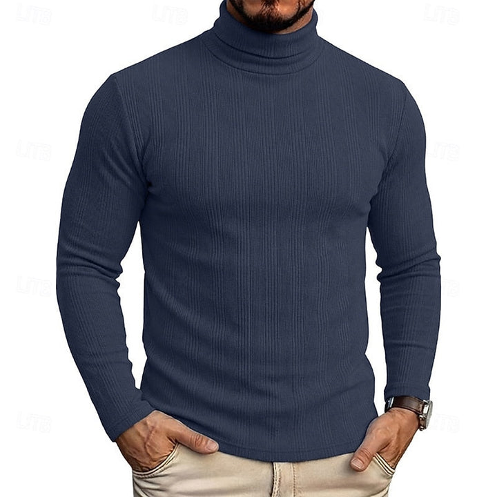 Conrad | Texturerad Turtleneck Topp